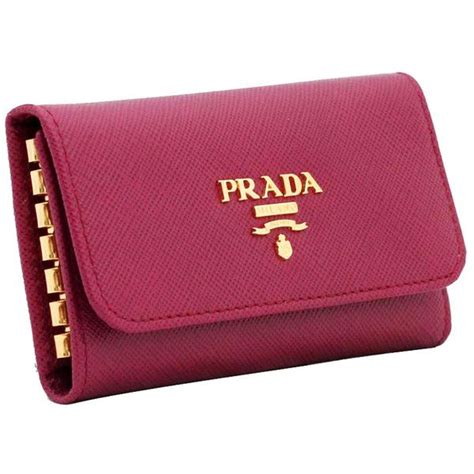 prada key holder wallet